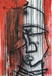 A. S. Rind, 15 x 22 Inch, Mixed Media On Paper, Figurative Painting, AC-ASR-769